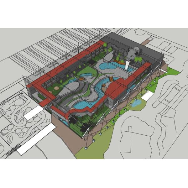 загородка декоративного и животного зоопарка сетки веревочки провода нержавеющей стали 316l защитная