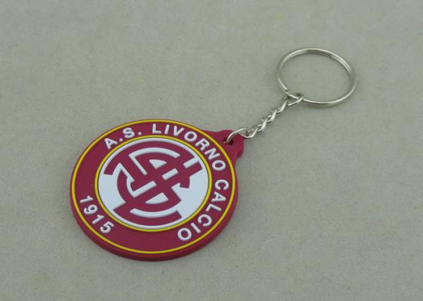 Promotional PVC Keychain Double Sides 2D Souvenir Soft Silicon OEM ODM