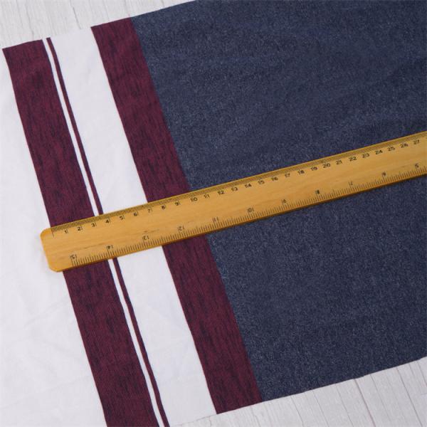 Comfortable And Skin-Friendly Soft Fashionable And Classic Striped Knit Fabric For T-Shirt