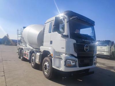 8x4 Concrete Conveyor Truck SHACMAN H3000 Concrete Transit Mixer 375HP White