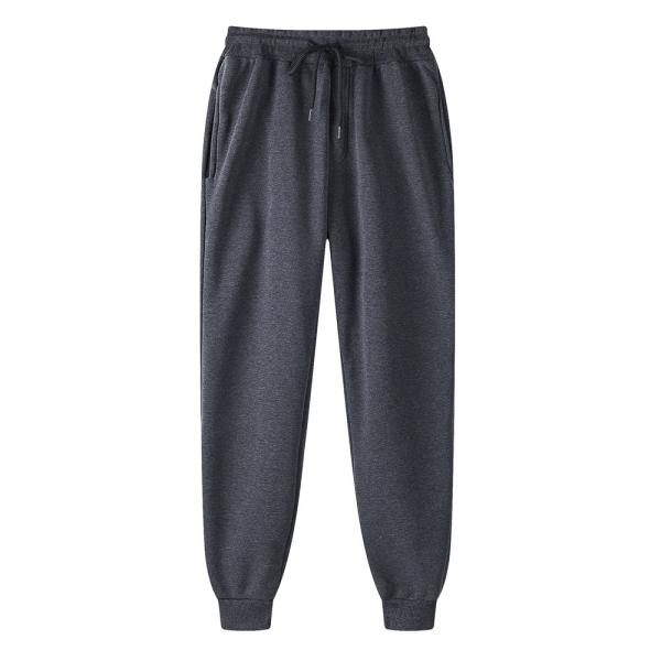 Winter Season Custom 220g Solid Color with Fur Sweatpants Unisex Leisure Sports