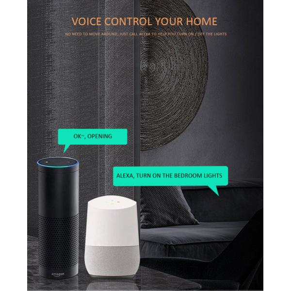 Black 600W Tuya Smart Switch Tempered Glass Light Switch 86x86