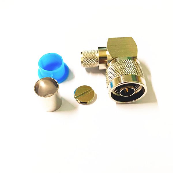 Nickel Plated Brass N Male Connector with Gold Plated Brass for RF Coaxial Cables DC-11GHz