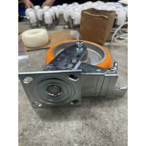 4'5'6'8' roues de chariot en nylon/PU/ caoutchouc/TPR roues à rouleaux industriels lourds