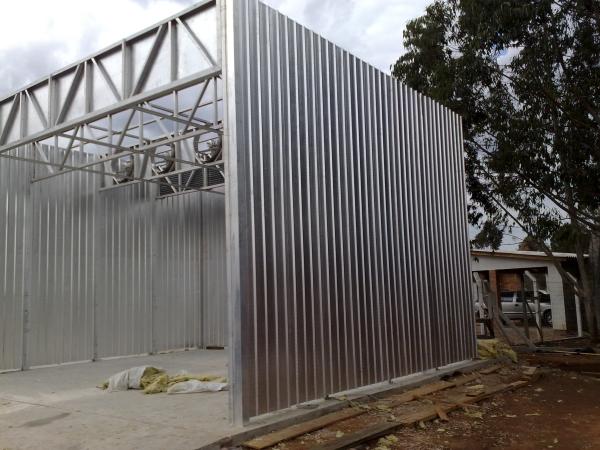 All aluminum fully automatic  lumber drying kiln for hardwood and softwood drying