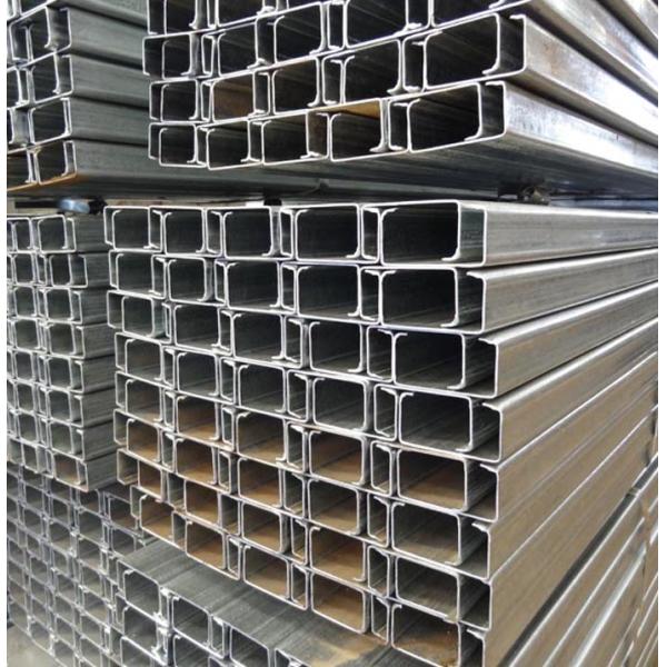 Высокопрочное отверстие 6mm 28*14mm гальванизировало стальные профили горячекатаные 20FT