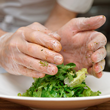 100% Compostable Gloves, Cornstarchgloves, Food Service Disposable Gloves, Food Prep Cooking Gloves, Eco-Friendly