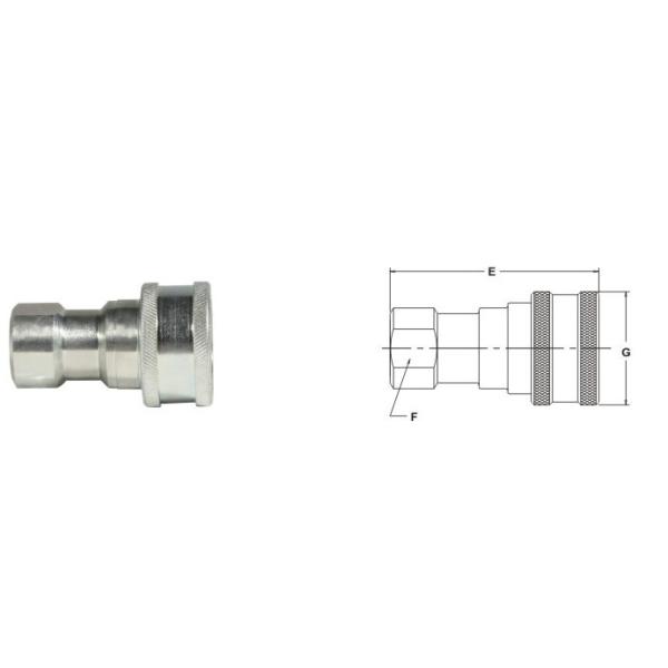Химическая вода быстро - отключите гидравлическую сталь углерода гнезда для пара