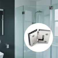 Charnière de porte de douche à 135 degrés pour écran de verre carré, à fermeture automatique