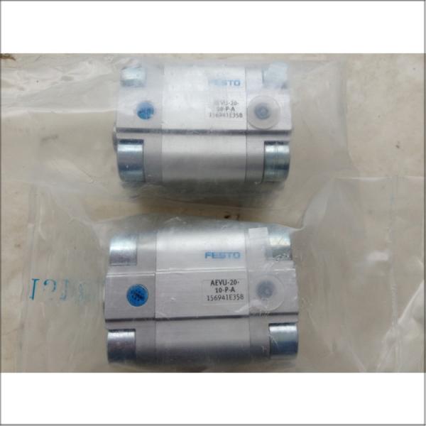 Festo Cylinder AEVU-20-10-P-A Silver High Compatibility -20°C To 80°C Precise Control Compact Design High Adaptability Easy Maintenance