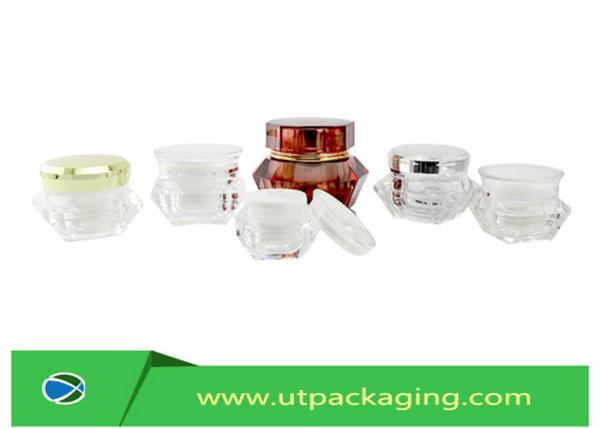 New wholesale 15g 30g diamond shape cream jar ,plastic jar Cosmetic Jar