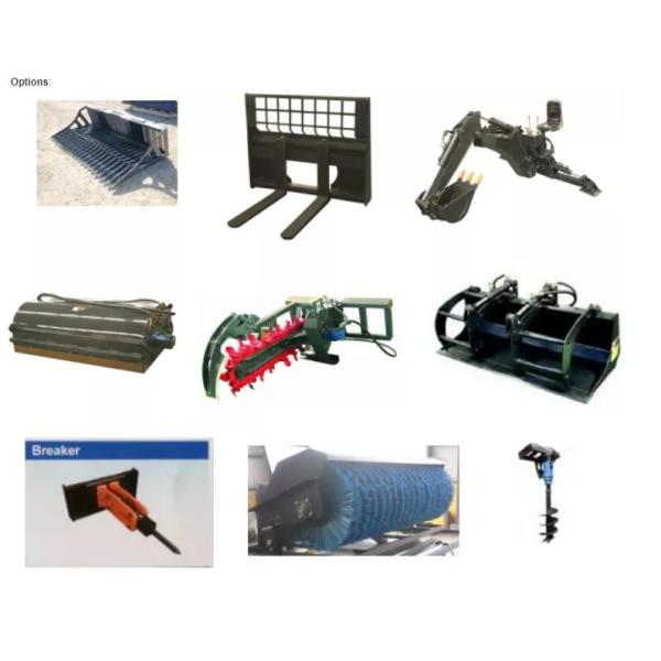 700KG затяжелитель колеса затяжелителя 37kw кормила скида номинальной нагрузки JC45 мини с емкостью ведра 0.4M3