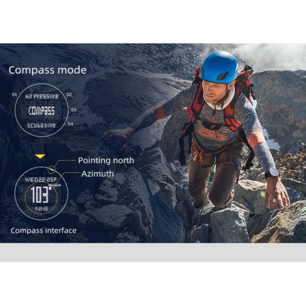 Electronic Military Camping Gear Watch Altitude Barometric Compass Temperature