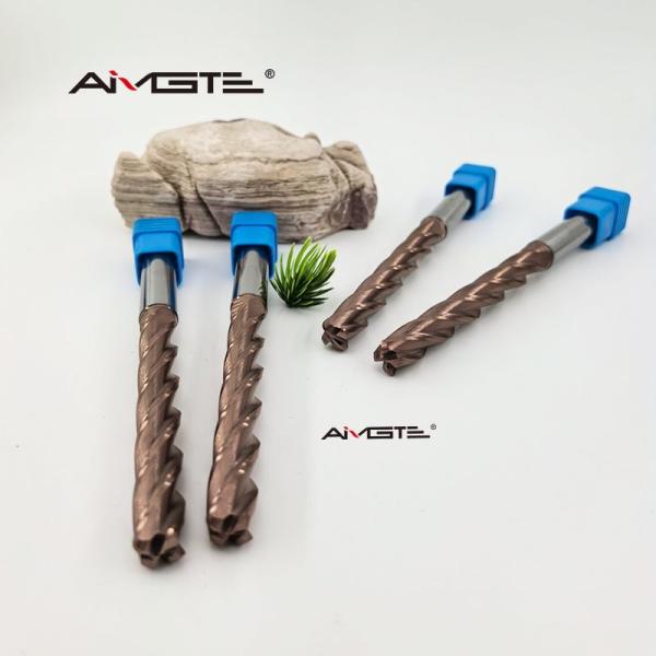 12mm TiSiN Coated Carbide Bull Nose End Mill  R1 Corner Radius, 150mm OAL 70mm Cutting Length For Steel Hardened Alloys