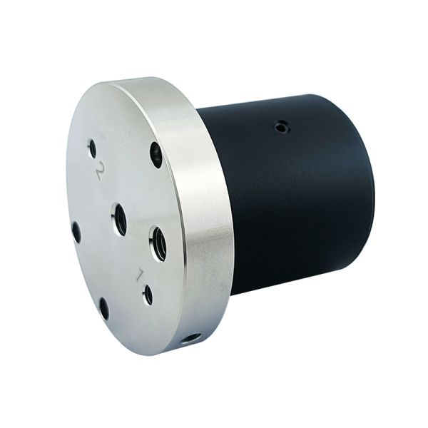 2-Channel High-Speed Pneumatic Slip Ring with Flange Mounting Design and 0.8 MPa Pressure Resistance for Gas Rotary Union Applications