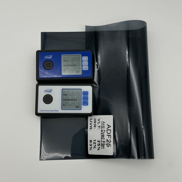 ADF25 VLT25% Car Window Tint Film Anti Dyed UV Rejection Anti Glare