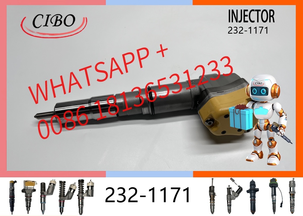 original 232-1171 Diesel Fuel Injector for  3408 3412 Engine Excavator Common Rail Injection Nozzle Assembly Replacement for OEM 2321171 10R-1267 original new injector