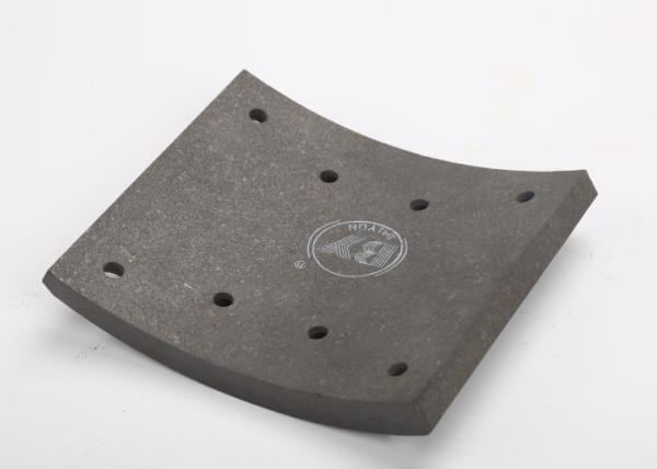 Truck And Bus Drum Brake Linings 0.35~0.45 Friction Coefficient Customized Packaging