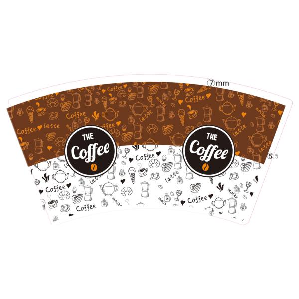 7oz 8oz laminou placas do copo de papel