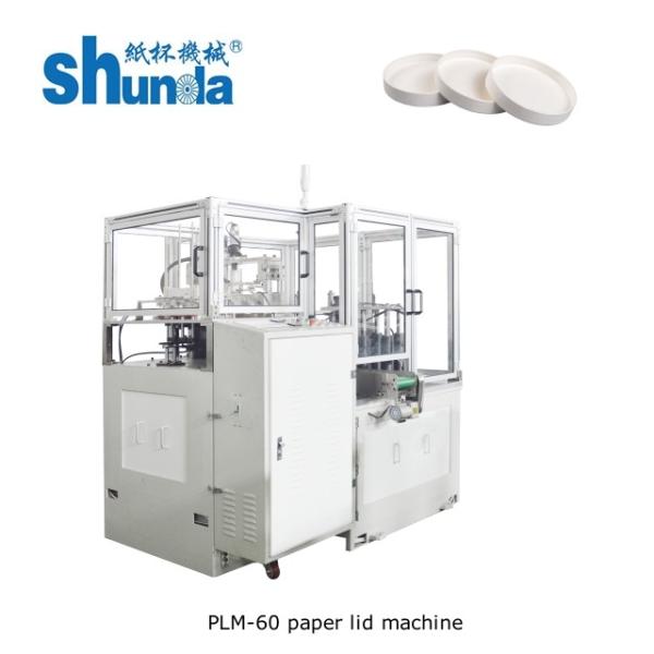 Tampa de papel automática de alta velocidade que forma a máquina para a velocidade de papel da bacia de sopa em 60 pelo minuto