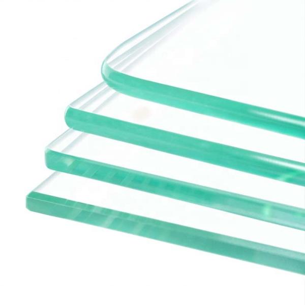 Fine Polished Edge Porch Spigot Glass Railing for Customized Color Swimming Pool Fence