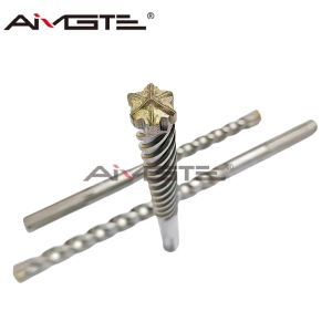 Broca para taladro SDS Max eléctrica tipo cruz de aleación SDS Plus para perforación en mampostería y hormigón