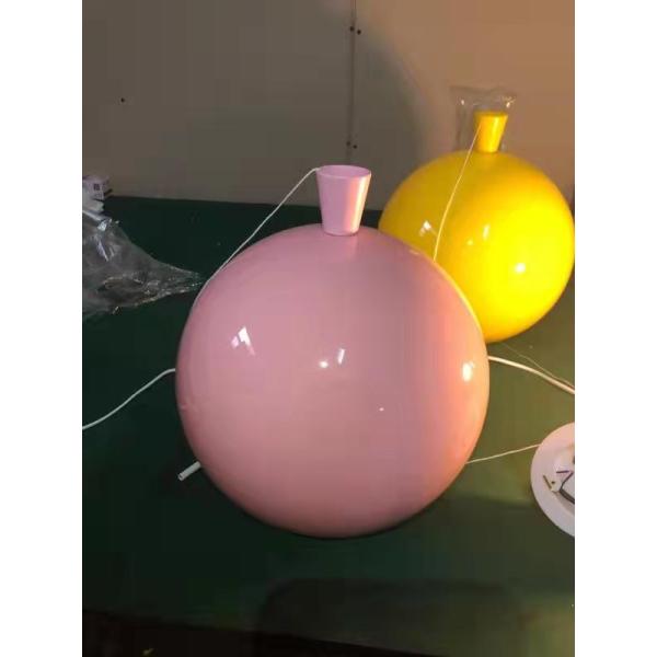 Romantic Kids Children Bed Room Pendant Light Colourful Glass Balloon Led Ceiling Chandelier Lamp