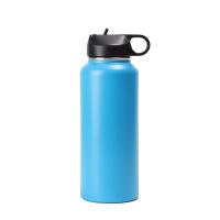 20 oz Portable réutilisable Vacuum isolé tasse d'eau avec couvercle bleu 40 oz