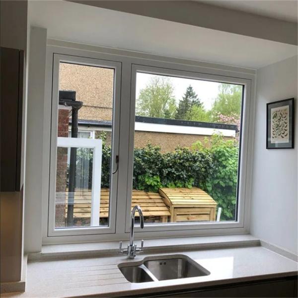 China Manufacturer Wholesale Diseño personalizado UPVC PVC Ventanas insonorizadas