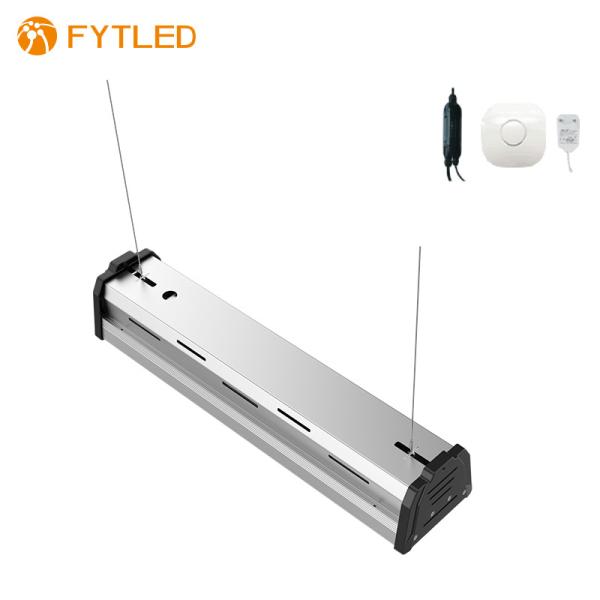 Indoor 120W 17400LM Dimmable LED High Bay Lights , 2 Ft Linear High Bay