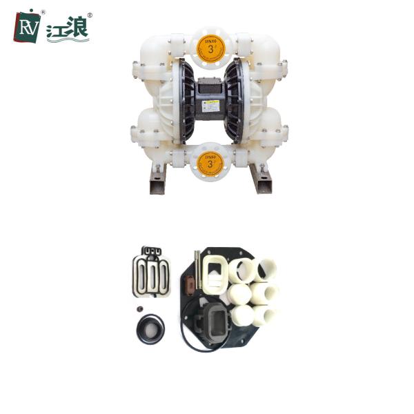 Bomba de diafragma plástica pneumática que reciproca 275gpm 80mm