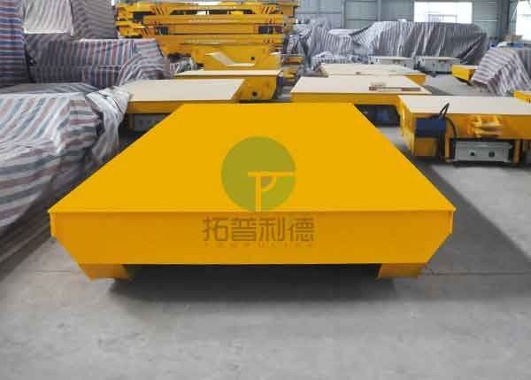 Heavy Load Sinter Plant Die Block Transfer Rail Steel Billet Motorized Wagon Transport Platform