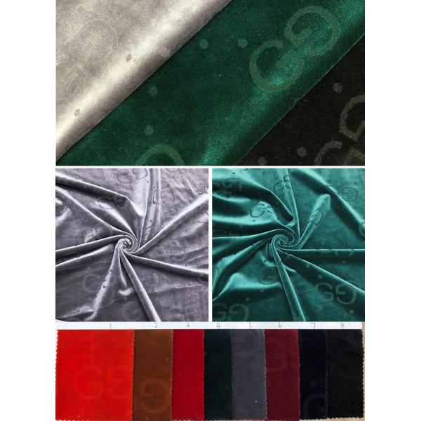 57 inch Polyester Velvet Velour Fabric Tie Dye Velvet Fabric Floral Printed
