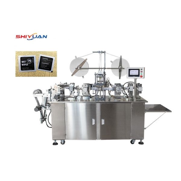 Fully Automatic Alcohol Swab Making Machine High Speed Simple Operation