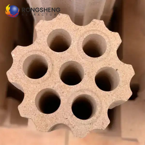 Industrial Refractory Checker Brick High Alumina Silica Checker Bricks For Hot Blast Stove And Regenerative Furnace