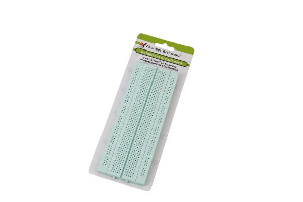 840 Tie-points Pink Round Hole Breadboard ,  2.54mm Pitch Solderless Circuit Board