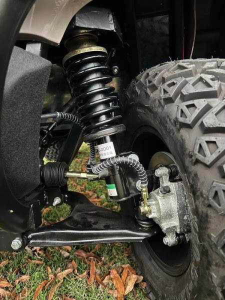 Four Seat 60v 100ah MacPherson Independent Suspension Electric Golf Cart Off-Road Tires