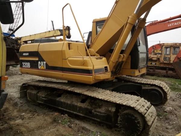 Excavateur d'occasion CAT 320B 80% neuf, haute performance de coût, moteur d'origine, préféré pour la construction d'ingénierie