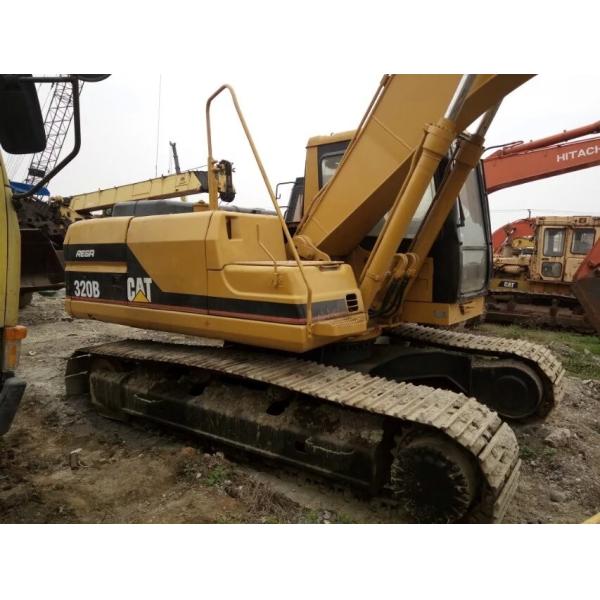 Excavateur d'occasion CAT 320B 80% neuf, haute performance de coût, moteur d'origine, préféré pour la construction d'ingénierie