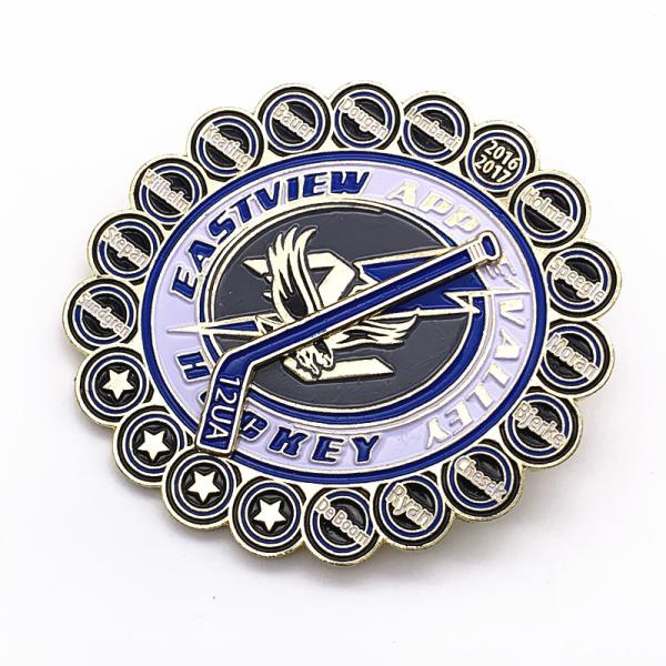 Fashion Sports Trading Pins / Metal Custom Soft Enamel Lapel Pins
