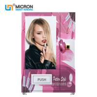 Máquina de venda automática cor-de-rosa feita sob encomenda do batom tela táctil de 55 polegadas para o shopping
