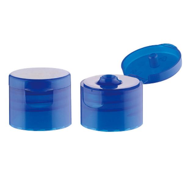 JL-CP102 18 20 24 28 410 415 Plastic Flip Top Caps Smooth Screw Shampoo PP