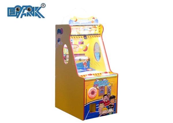 Happy Baby 2 Wooden Cabinet Kids Shooting Ball Game Machine For One Person