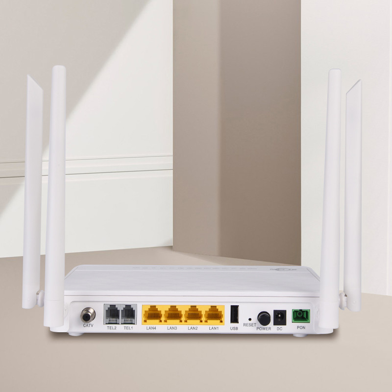 маршрутизатор Xpon Gepon Gpon Wifi диапазона антенн 5dbi 4 двойной