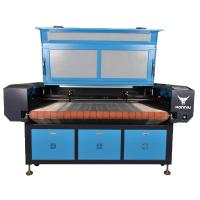 Machine automatique de découpe au laser à fibres 150W pour vêtements de sport