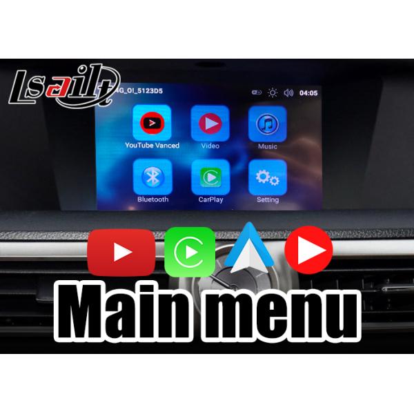 Коробки навигации автомобиля камеры интерфейса CarPlay входные сигналы задней видео- для Lexus GS450h GS200t 2013-2020