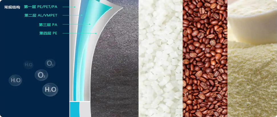 High Barrier Container Bag Inner Liner Ton Bag For Lithium Battery Chemical Materials