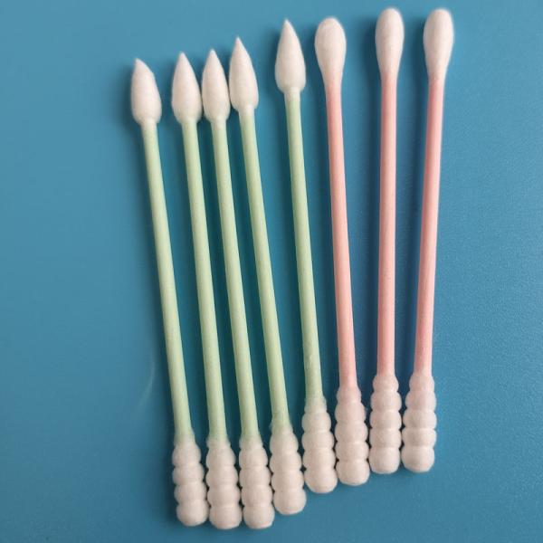 Biodegradable пробирка бутона хлопка Qtips ручки зеленой книги 50pcs/Bag для извлекать макияжа