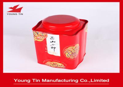 Full Color Printing Metal Coffee Bean Container Tins With Food Grade Tinplate Material