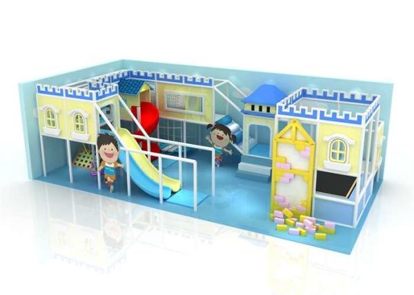 Funny  Small Kids Indoor Playground Equipment PVC Foamed For Kindergarten